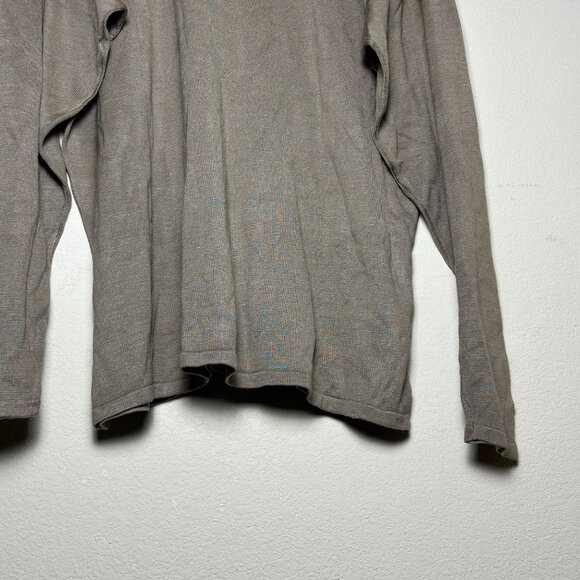 VTG Jhane Barnes Silk 90s Sweater Men XL Crewneck Pullover Lightweight Minimal - Picture 16 of 16